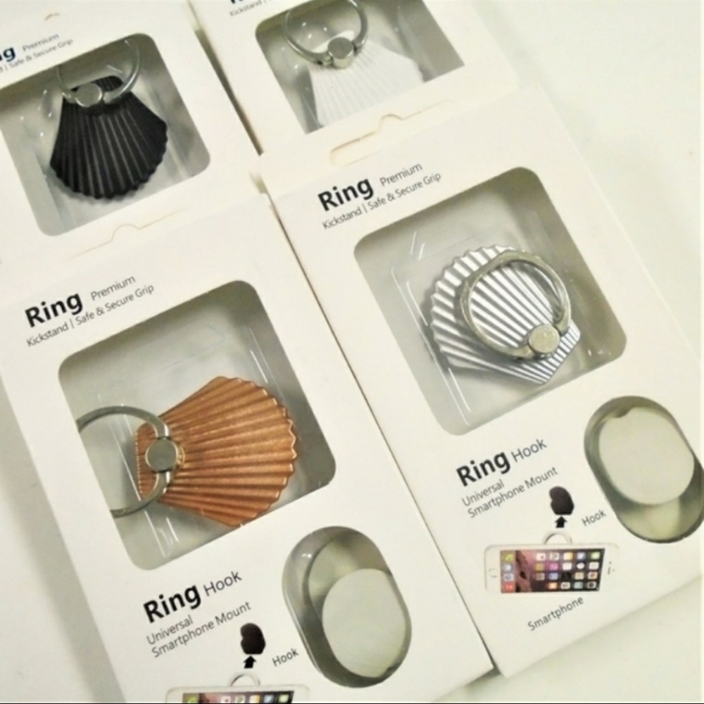 Seashell Beach Cell Phone Ring Holder